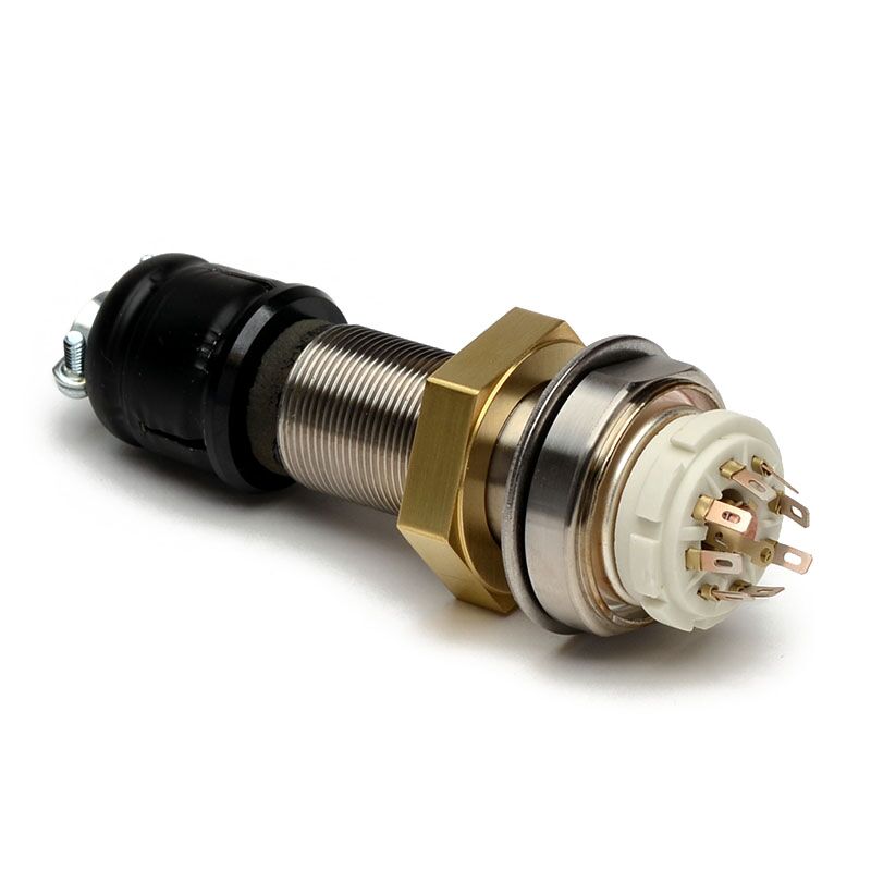 275-0008-1 | Telemark 8 Pin Instrument Feedthru, Octal, 1" Bolt